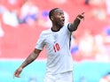 England attacker Raheem Sterling during the Euro 2020 clash with Croatia on June 13, 2021