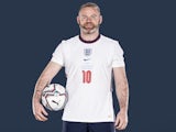 Not for use until June 8, 2021: Wayne Rooney in England kit for Soccer Aid