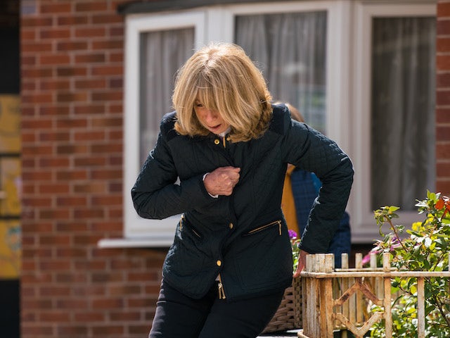 Gail on the first episode of Coronation Street on June 30, 2021