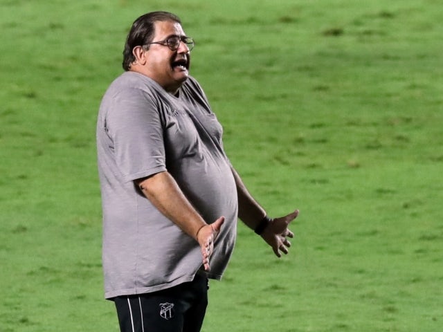 Ceara coach Guto Ferreira pictured during a match on February 10, 2021