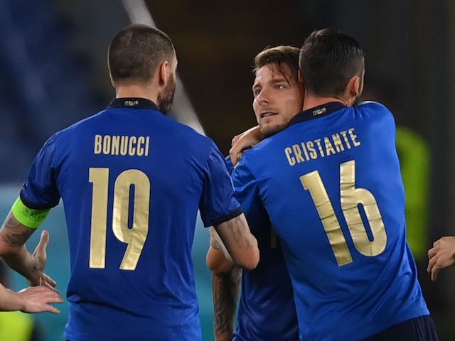 Italy 3-0 Switzerland: Mancini's side advance to round of 16 at Euro 2020