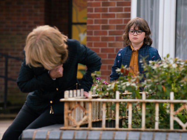 Gail and Sam on the first episode of Coronation Street on June 30, 2021