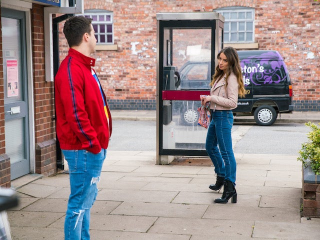 Ryan and Daisy on the second episode of Coronation Street on June 30, 2021