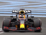 Red Bull's Max Verstappen in action during practice for the French Grand Prix on June 19, 2021