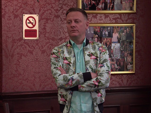 Sean on the second episode of Coronation Street on June 28, 2021