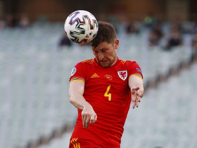 Tottenham Hotspur's Ben Davies pictured for Wales on June 15, 2021