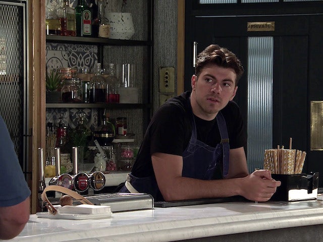Curtis on the first episode of Coronation Street on July 14, 2021