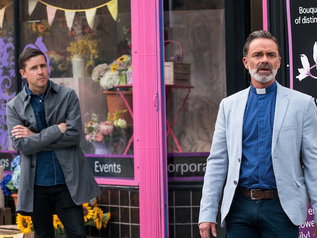 Todd and Billy on the second episode of Coronation Street on July 14, 2021