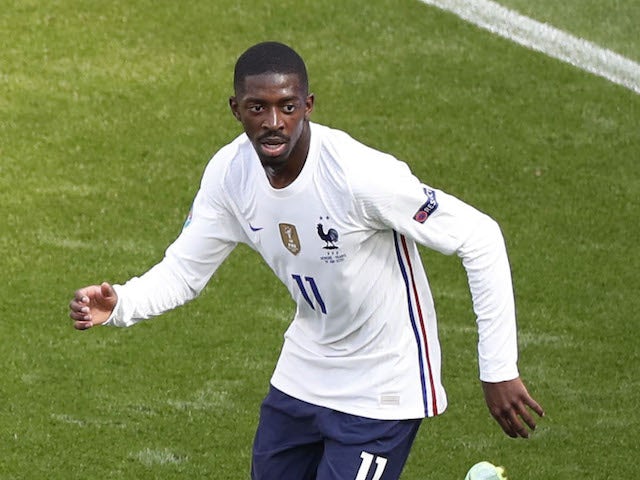 Une photo de l'attaquant français Ousmane Dembele le 19 juin 2021