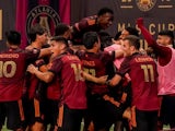 Atlanta United players react after Philadelphia Union scored an an own goal on June 20, 2021