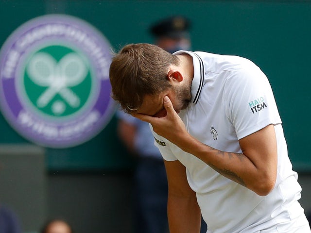 Dan Evans bows out of Wimbledon to Sebastian Korda