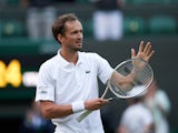 Daniil Medvedev pictured at Wimbledon on July 3, 2021