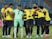 Ecuador team huddle before the match on June 23, 2021
