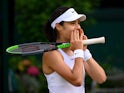 Emma Raducanu pictured at Wimbledon on June 30, 2021