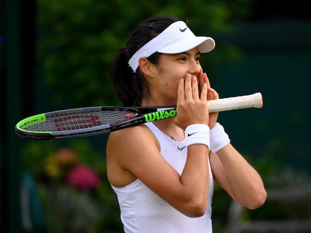 Emma Raducanu vows to continue enjoying Wimbledon