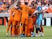 Houston Dynamo FC starting players huddle before the start of the match on June 24, 2021