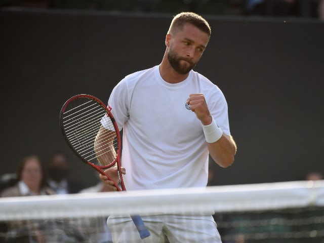 Britain's Liam Broady eases into second round at Wimbledon