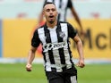 Ceara's Vinicius Lima celebrates scoring their first goal on June 20, 2021