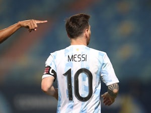 Neymar supporting Argentina in Copa America semi-final