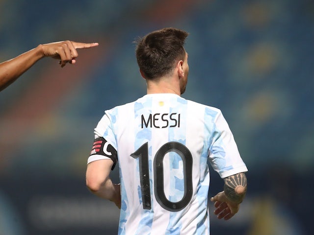 Argentina's Lionel Messi pictured on July 3, 2021