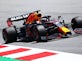 Red Bull's Max Verstappen on pole for Austrian GP