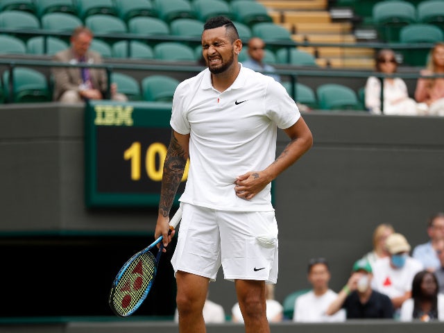 Nick Kyrgios forced to retire from Wimbledon through injury