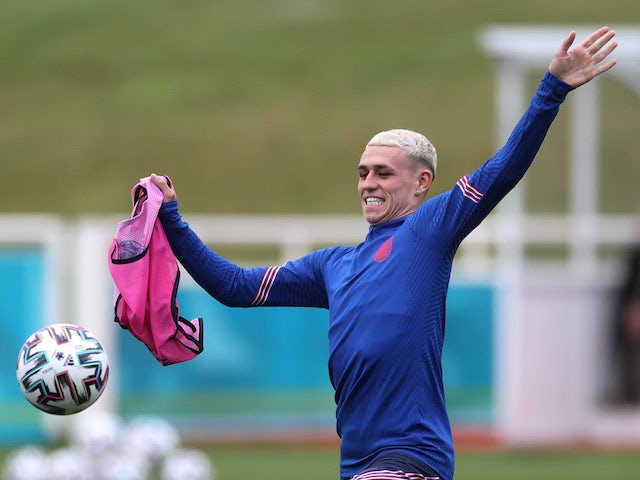 England's Phil Foden pictured on June 28, 2021