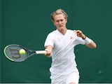 Sebastian Korda pictured at Wimbledon in June 2021