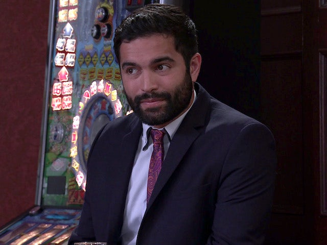 Imran on the first episode of Coronation Street on July 21, 2021