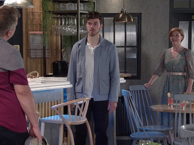 Curtis on the second episode of Coronation Street on July 19, 2021