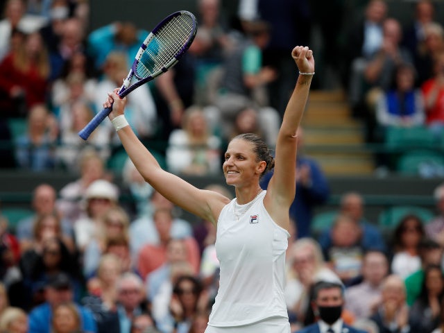 A look at how Karolina Pliskova reached her first Wimbledon final