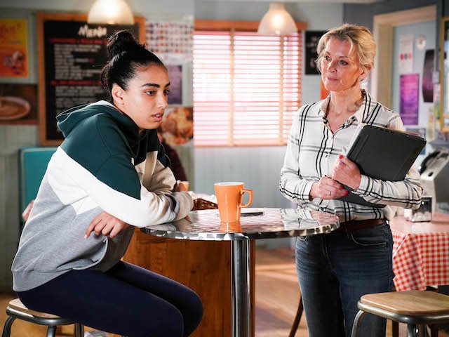 Ash and Kathy on EastEnders on July 12, 2021