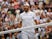 Matteo Berrettini celebrates at Wimbledon on July 9, 2021