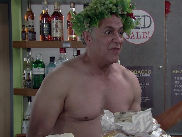 Dev on the first episode of Coronation Street on July 19, 2021