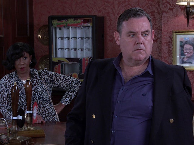 George on the second episode of Coronation Street on August 4, 2021