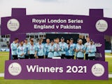 England celebrate their series win against Pakistan on July 13, 2021