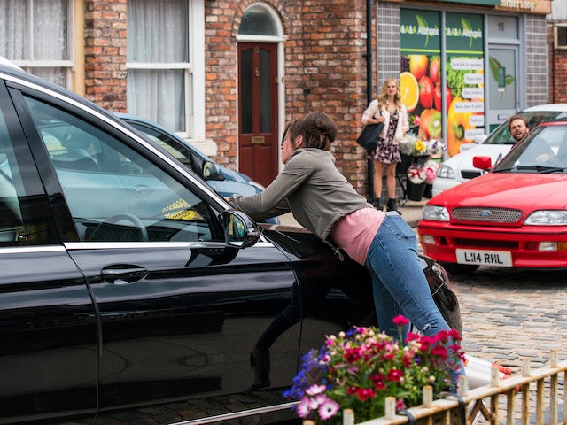 Shona on the first episode of Coronation Street on August 6, 2021