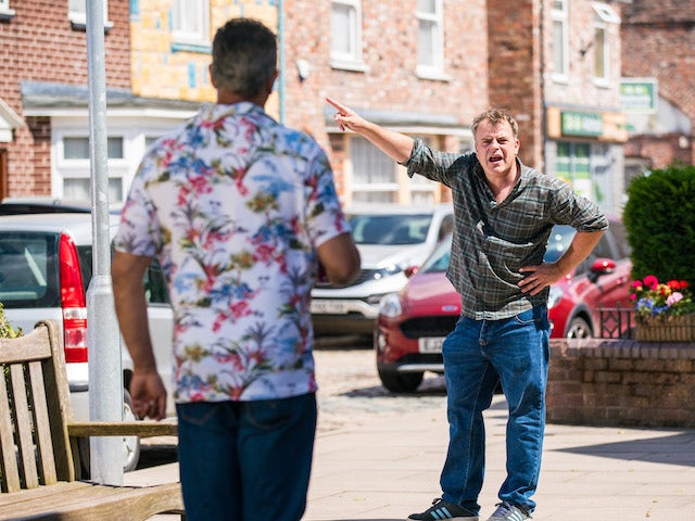 Steve and Dev on the second episode of Coronation Street on August 6, 2021
