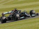 Lewis Hamilton in action during the British Grand Prix on July 18, 2021