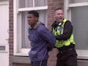 James and PC Brody on the first episode of Coronation Street on July 26, 2021