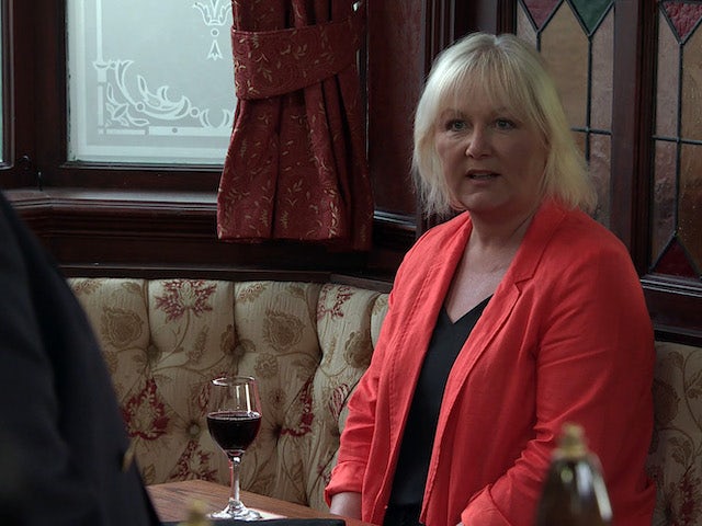 Eileen on the second episode of Coronation Street on August 4, 2021