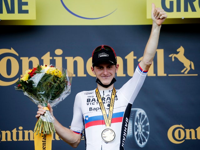 Matej Mohoric powers to victory in stage 19 of Tour de France