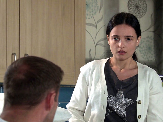 Alina on the first episode of Coronation Street on August 9, 2021