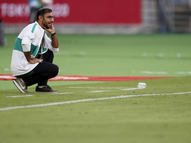 Saudi Arabia coach Saad Ali Al Shehri on July 22, 2021