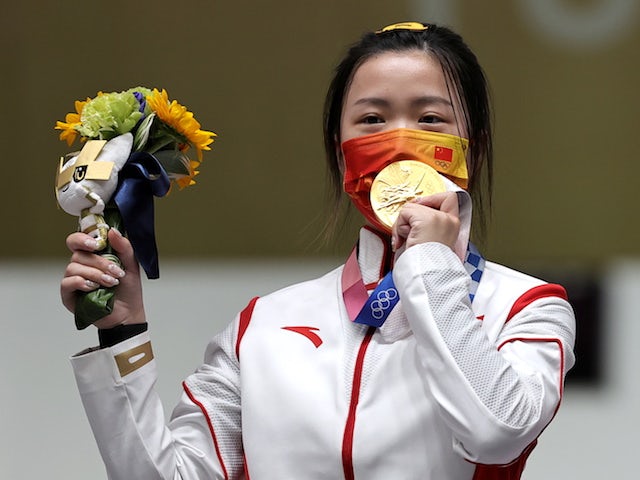 China claim first gold medal at Tokyo 2020