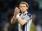 Chelsea midfielder Conor Gallagher pictured on loan at West Bromwich Albion on May 19, 2021