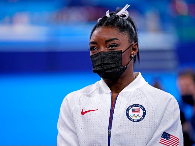 Simone Biles makes emotional return home after dramatic Olympics