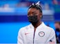 Simone Biles pictured at the Tokyo 2020 Olympics in July 2021