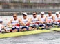 Team GB's men's eight in action on July 30, 2021
