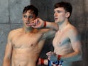 Tom Daley and Matty Lee for Team GB on July 26, 2021
